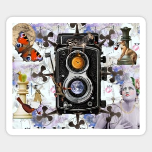 Camera Fans Collage Magnet